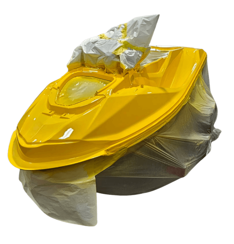 Jet ski in yellow - angle 1