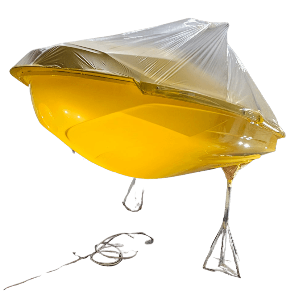 Jet ski in yellow - angle 3