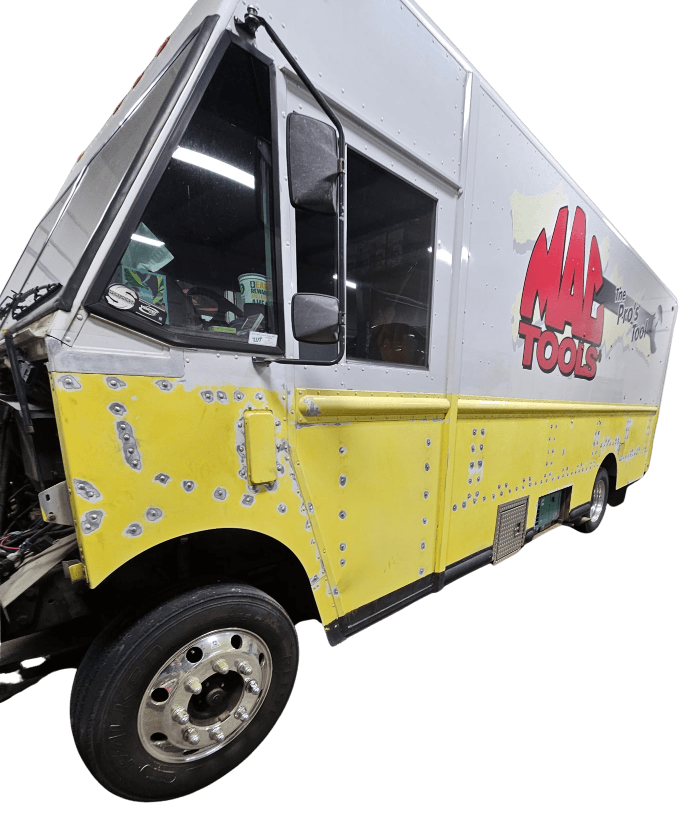 Mac Tools vehicle before